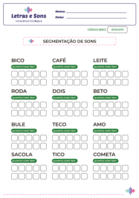 Método Fônico de Alfabetização - Letras e Sons